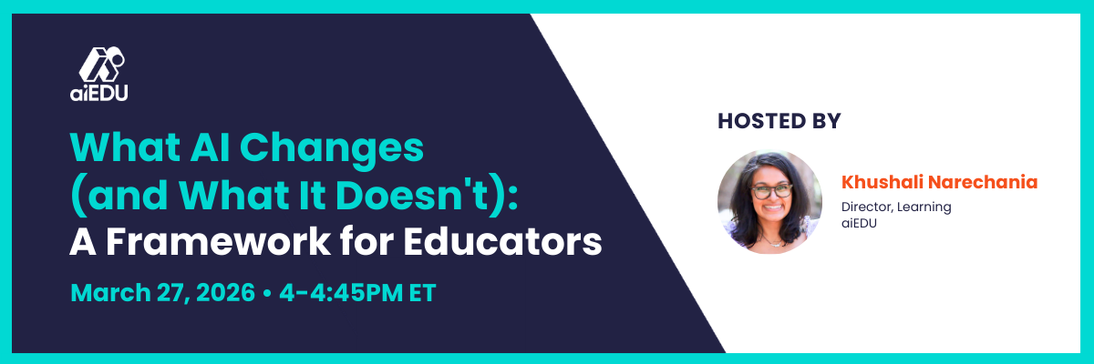 Webinar banner - What AI Changes